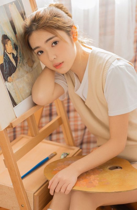00后校园女孩清新纯真稚嫩丝袜写真