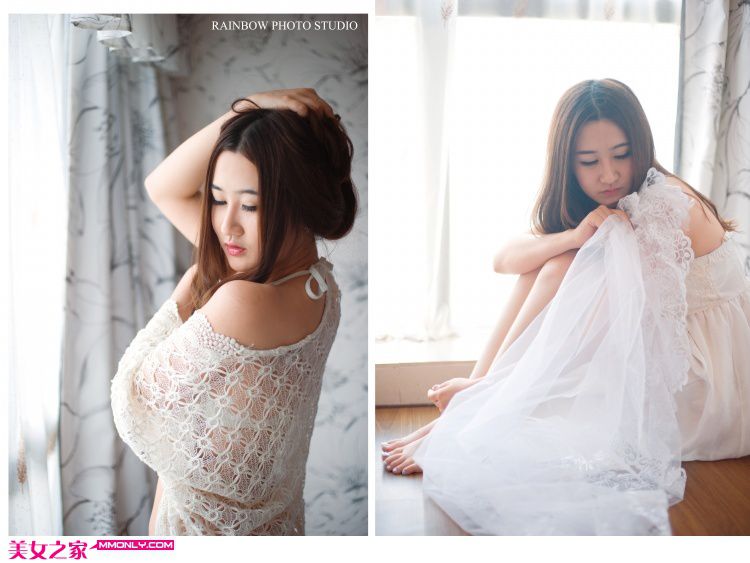 白色内衣美女私房高清诱惑写真