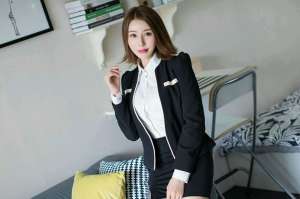职业白领ol制服装性感肉丝袜美腿美女私房诱惑性感写真