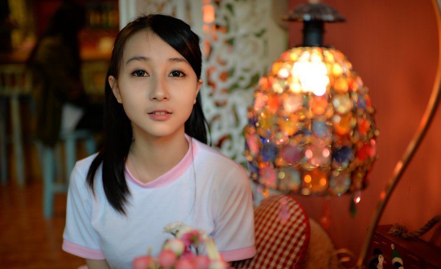 清纯萌妹子迷人高清写真