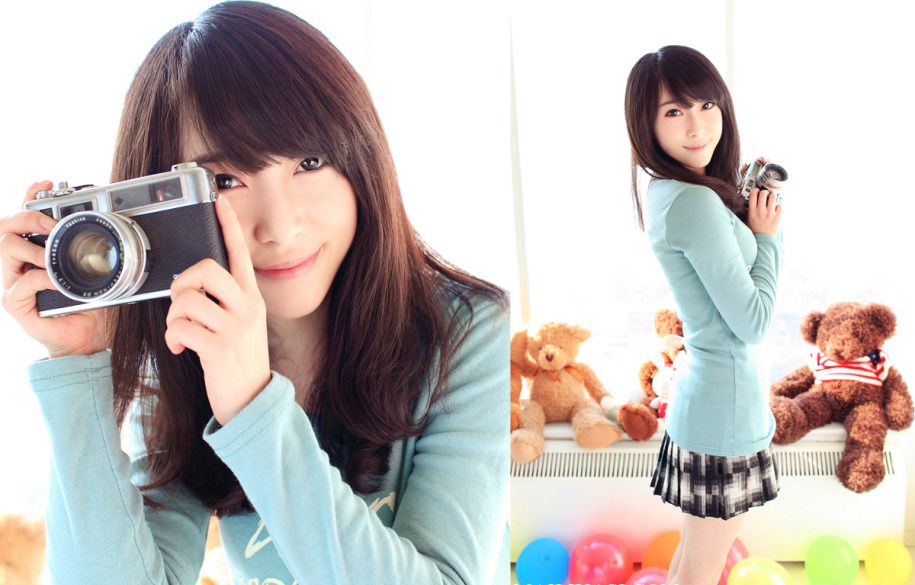 清纯校花甜美迷人写真