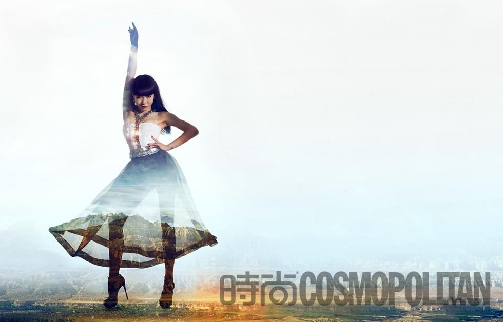 女星吴莫愁时尚造型高清写真