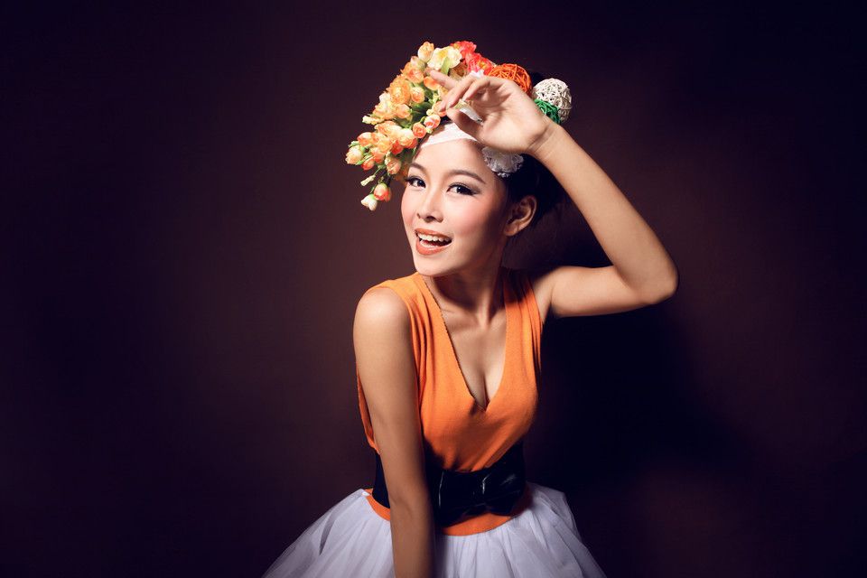 甜美系青春美女高清写真