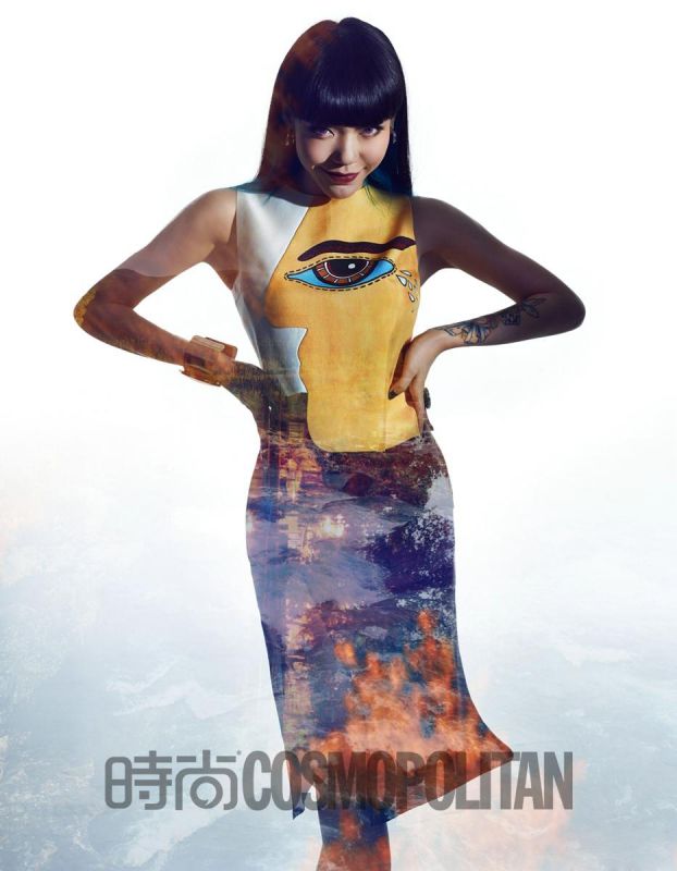 女星吴莫愁时尚造型高清写真