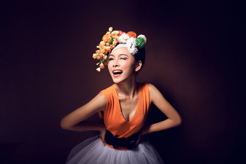 甜美系青春美女高清写真