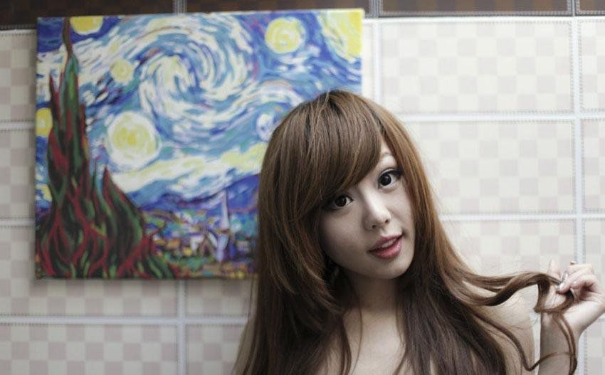 迷人萌妹子初春私房写真拍摄