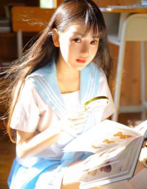校园二次元美女萝莉班花校花白丝水手服诱惑图片