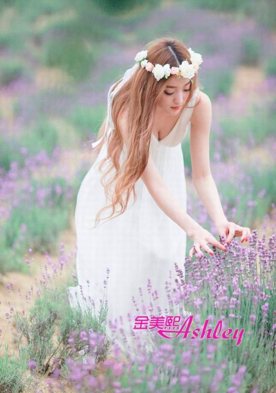 薰衣草花海邂逅金美熙户外写真