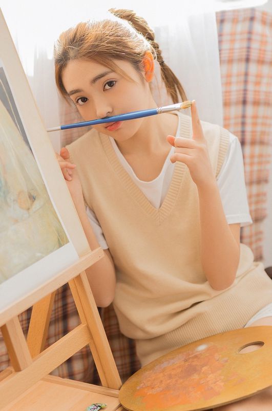 00后校园女孩清新纯真稚嫩丝袜写真