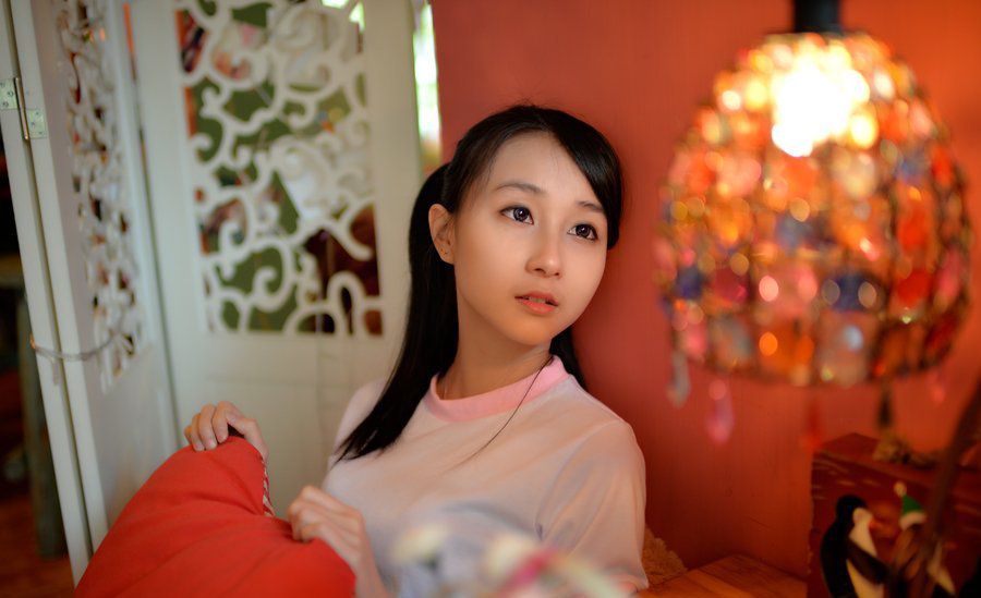 清纯萌妹子迷人高清写真