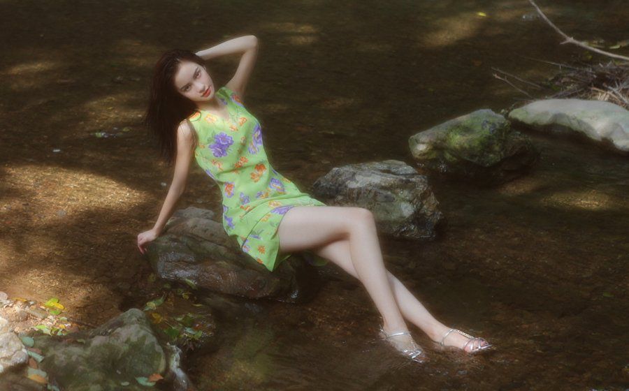 气质美女性感迷人美臀写真
