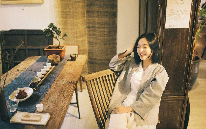 素颜美女吴倩清新迷人大图