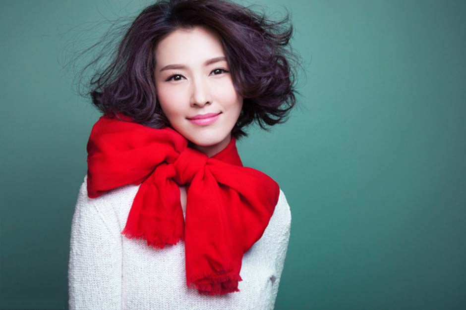 美女明星徐洁儿甜美迷人写真