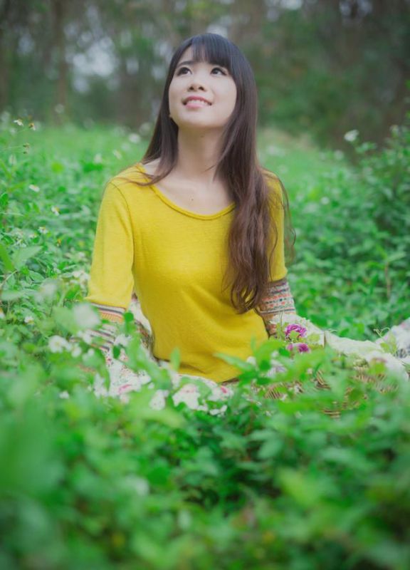 森系清纯美女唯美写真照