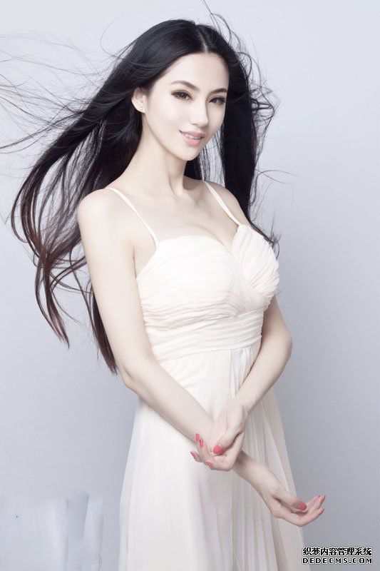 性感长裙美女蓝燕高清写真