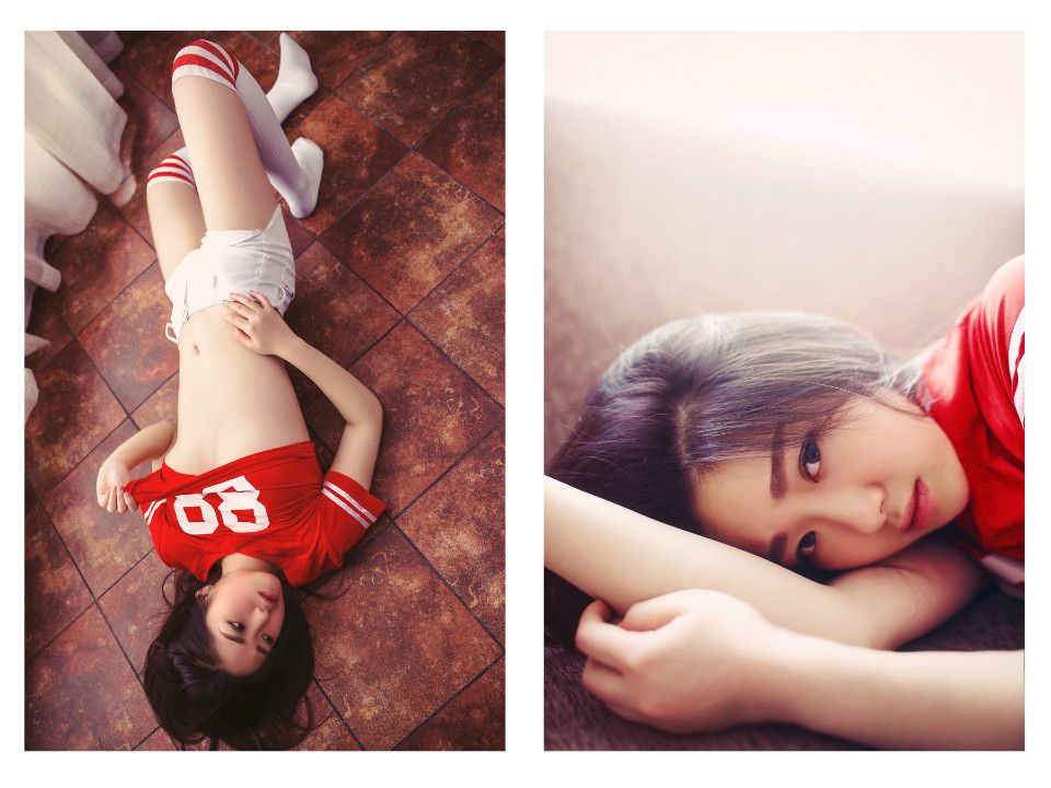 90后足球宝贝私房性感写真