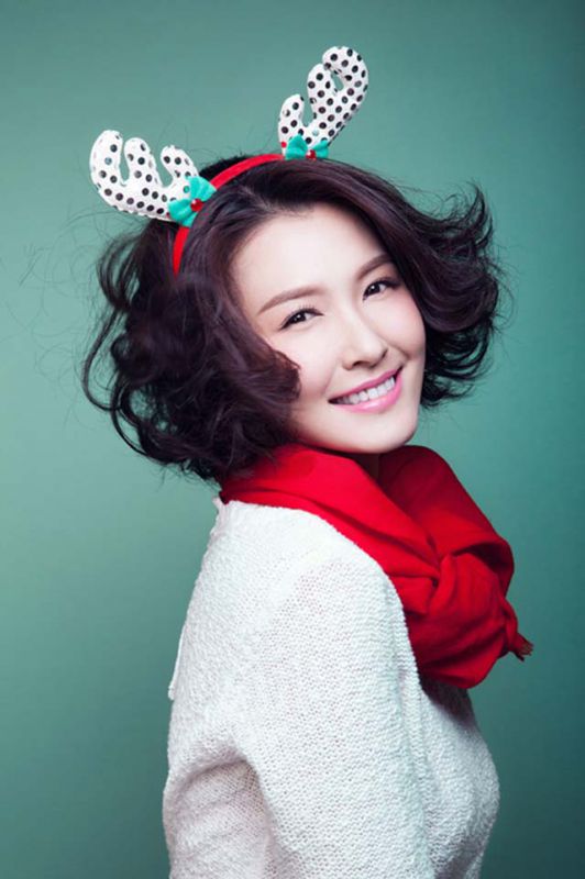 美女明星徐洁儿甜美迷人写真