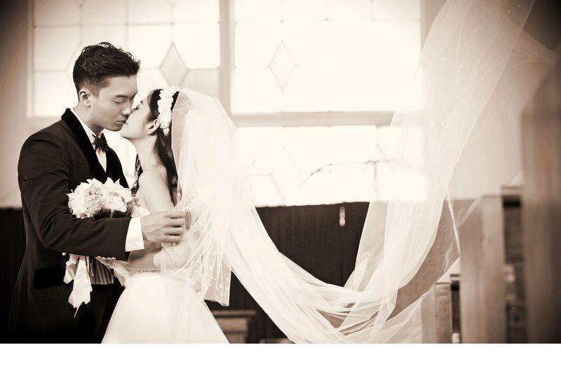 陈自瑶幸福婚纱高清写真