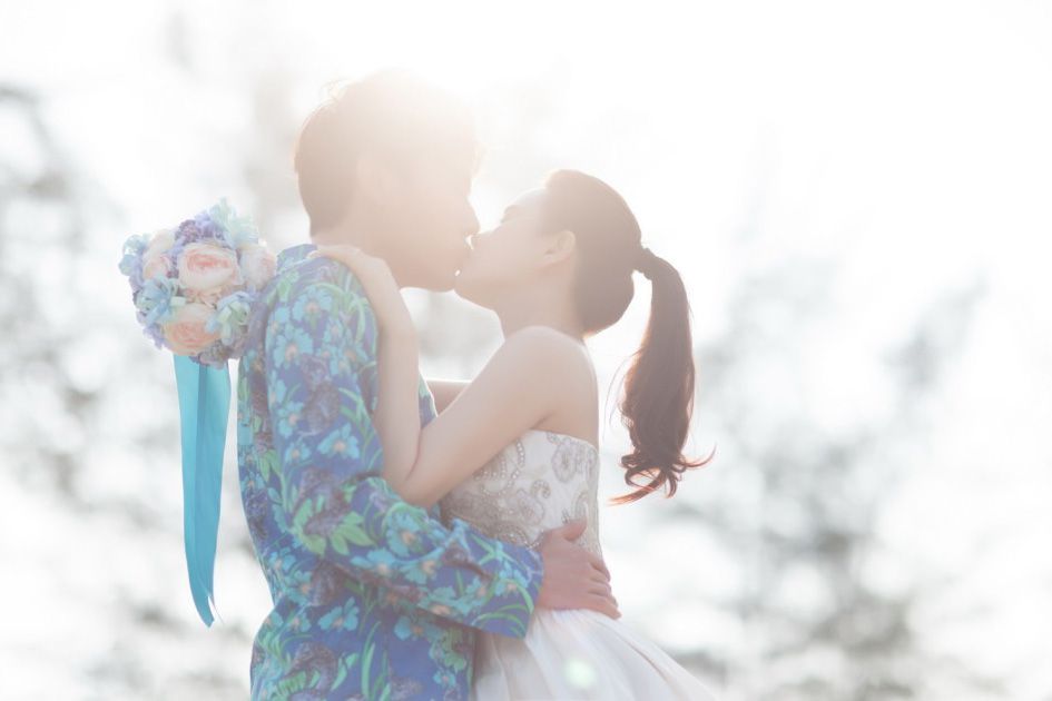 伊能静唯美浪漫婚纱高清写真
