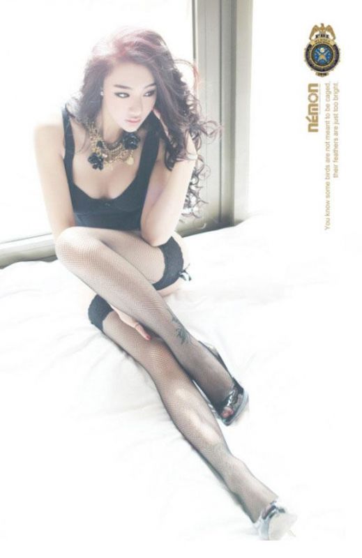 性感黑丝美女金美辛私房迷人写真