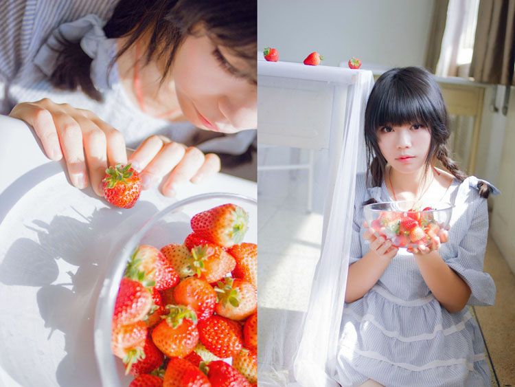 可爱草莓美女私房高清写真