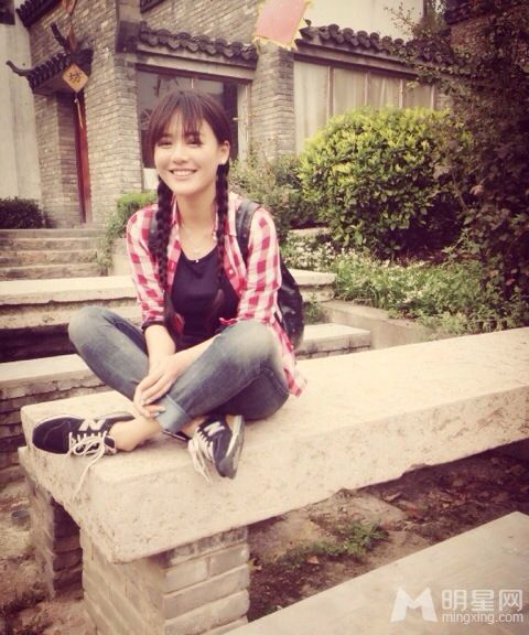 马思纯自拍生活照写真图片