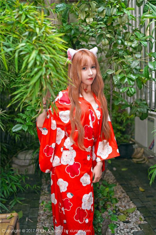 90后骨感纹身美女顾北北和服美艳诱惑图片