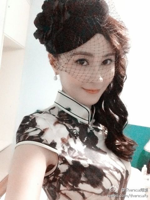 美女明星傅颖高清生活照