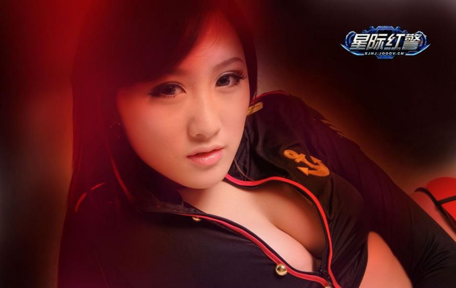 性感制服美胸美女诱人写真