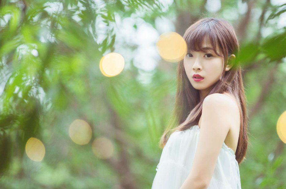 小清新美女何曼婷户外唯美写真