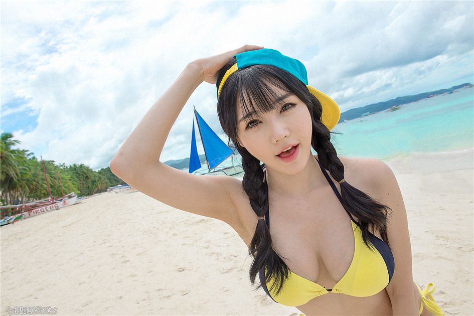 韩国mm韩佳恩海边性感写真集