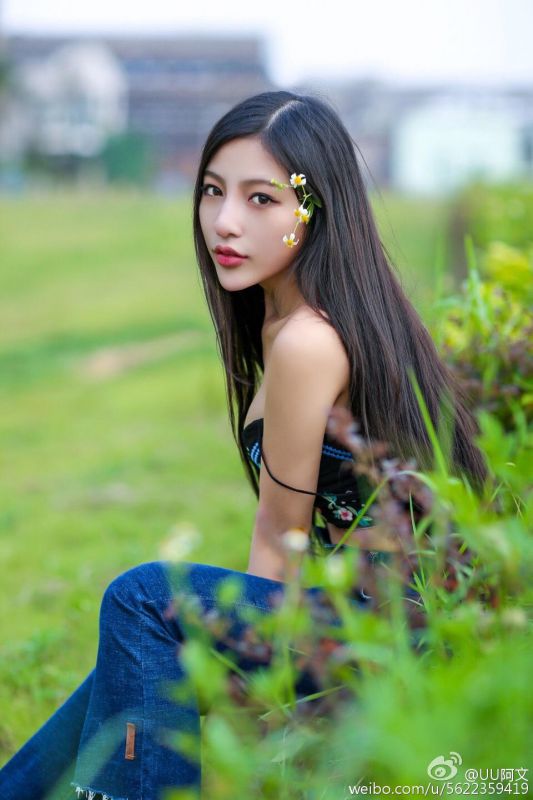 最美长发女神UU阿文微博摄影图集