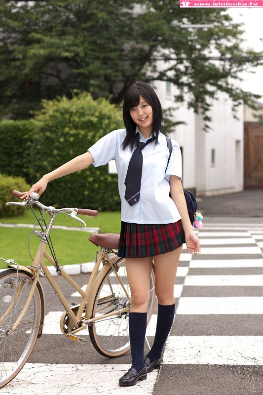 葵司(葵つかさ) - 学生装诱惑