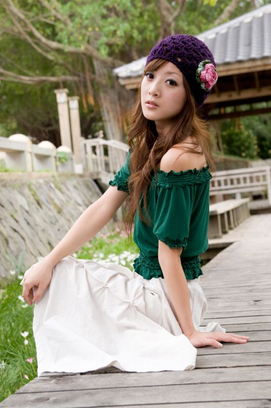 清纯可爱女生果子唯美外拍照