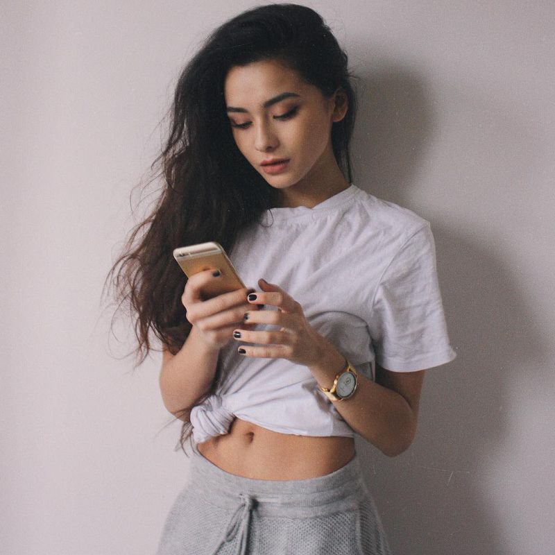 混血儿模特Diana Korkunova私拍写真图片