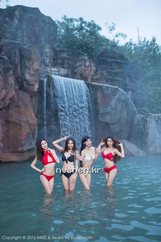 爱蜜社高清美女模特们温泉小镇摄影写真