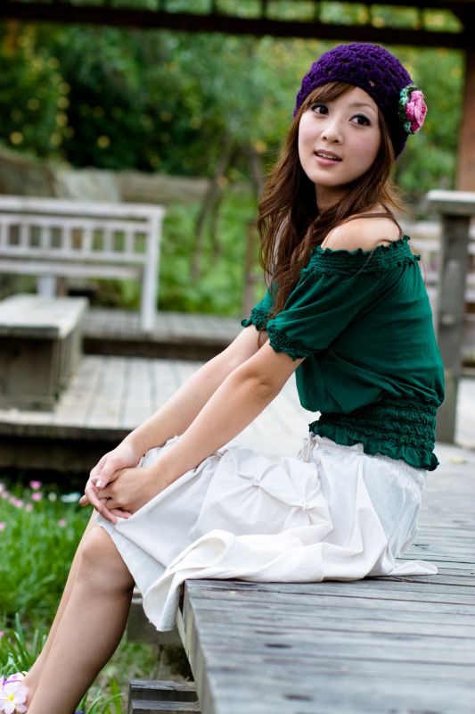 清纯可爱女生果子唯美外拍照