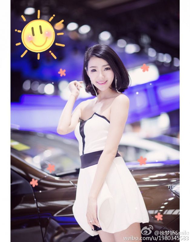 时尚高跟鞋美女车模徐梦娇Smile摄影图集