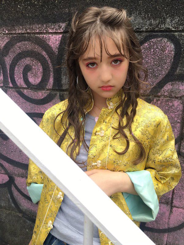 日本13岁混血模特木村ユリヤ摄影写真图片