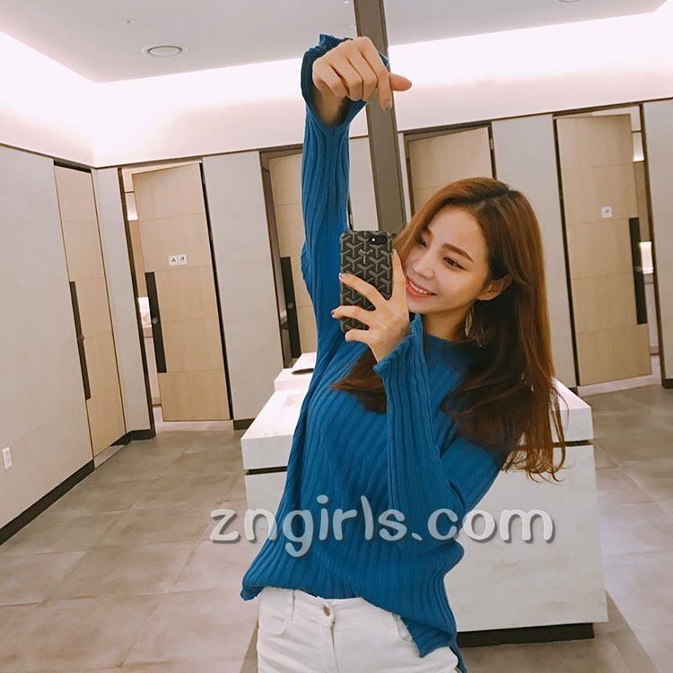 韩国美女池允美自拍美照甜美迷人