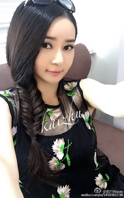 写真偶像美女凯竹Vision微博自拍写真