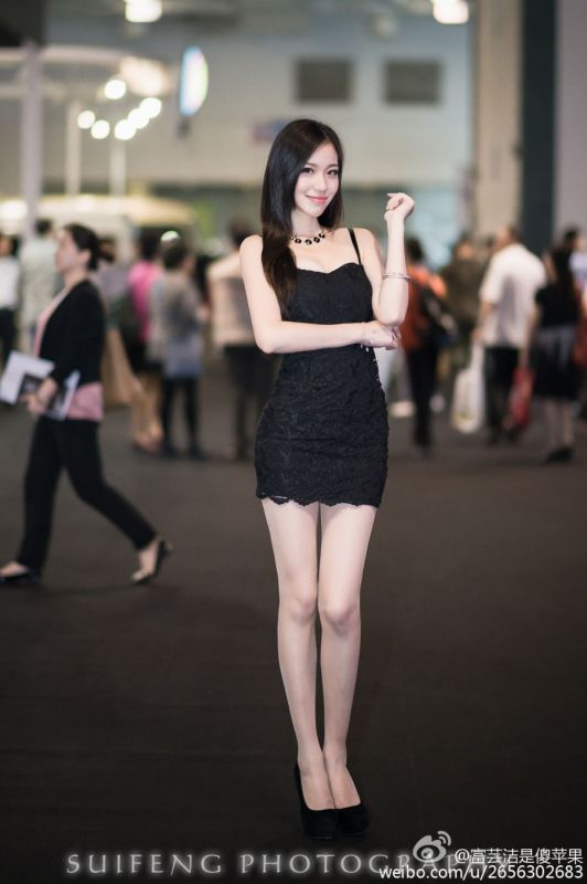 大长腿模特美女富芸洁Apple2017ChinaJoy三七互娱SG