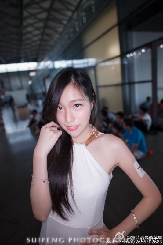 大长腿模特美女富芸洁Apple2017ChinaJoy三七互娱SG