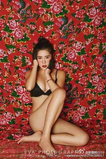 平面女模特张晓柏高清摄影图片