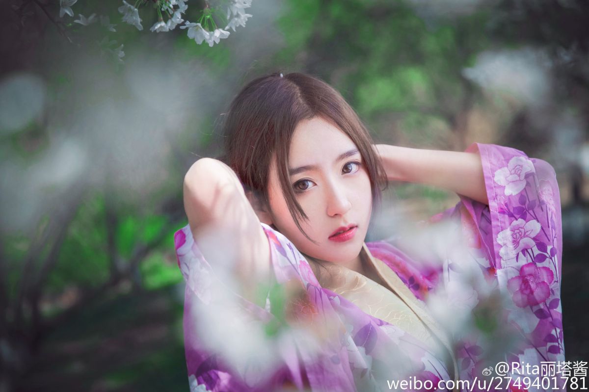 斗鱼美女主播Rita小雨清纯私拍写真