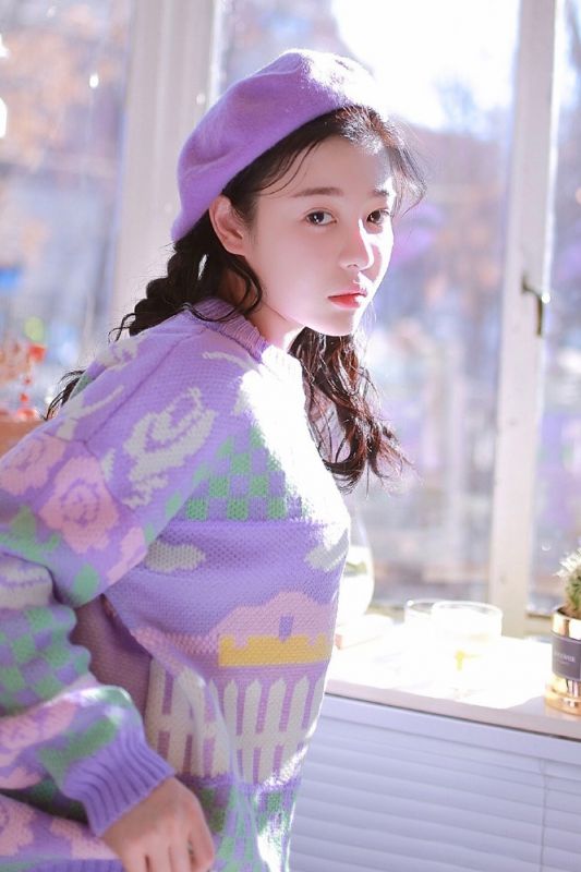粉嫩邻家美女艳丽时髦嫩模俏美清纯萝莉图片