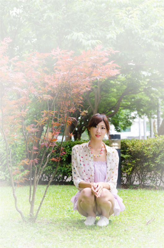 小清新美女夏日清纯靓丽外拍