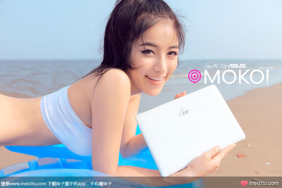 酥胸美女何静momo沙滩比基尼诱惑