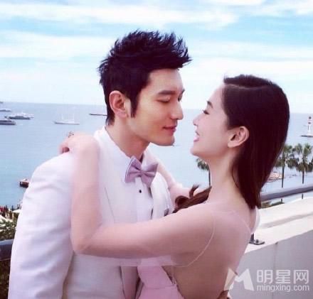 Angelababy黄晓明唯美婚纱大片