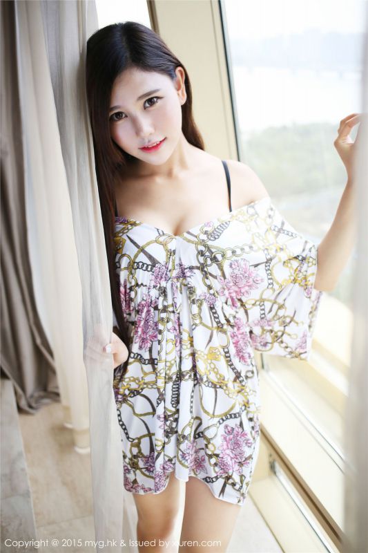 美媛馆嫩模Milk楚楚私房黑色内衣秀